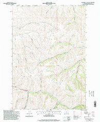 Sevenmile Creek Oregon Historical topographic map, 1:24000 scale, 7.5 X 7.5 Minute, Year 1996