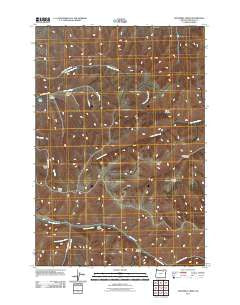 Sevenmile Creek Oregon Historical topographic map, 1:24000 scale, 7.5 X 7.5 Minute, Year 2011