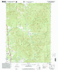 Sexton Mountain Oregon Historical topographic map, 1:24000 scale, 7.5 X 7.5 Minute, Year 1996