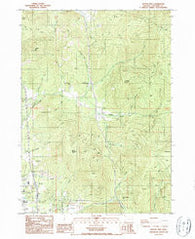 Sexton Mtn Oregon Historical topographic map, 1:24000 scale, 7.5 X 7.5 Minute, Year 1986