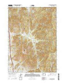 Sexton Mountain Oregon Current topographic map, 1:24000 scale, 7.5 X 7.5 Minute, Year 2014