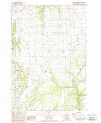 Shaniko Junction Oregon Historical topographic map, 1:24000 scale, 7.5 X 7.5 Minute, Year 1987