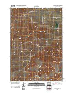 Shaniko Summit Oregon Historical topographic map, 1:24000 scale, 7.5 X 7.5 Minute, Year 2011