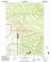 Sharp Ridge Oregon Historical topographic map, 1:24000 scale, 7.5 X 7.5 Minute, Year 1995