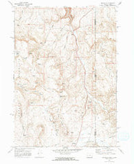 Sheaville Oregon Historical topographic map, 1:24000 scale, 7.5 X 7.5 Minute, Year 1969