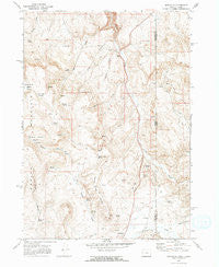Sheaville Oregon Historical topographic map, 1:24000 scale, 7.5 X 7.5 Minute, Year 1969