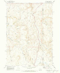Sheaville Oregon Historical topographic map, 1:24000 scale, 7.5 X 7.5 Minute, Year 1969