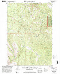 Sheep Ridge Oregon Historical topographic map, 1:24000 scale, 7.5 X 7.5 Minute, Year 1999
