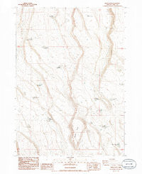 Sheep Rock Oregon Historical topographic map, 1:24000 scale, 7.5 X 7.5 Minute, Year 1986