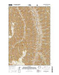Sheep Creek Divide Oregon Current topographic map, 1:24000 scale, 7.5 X 7.5 Minute, Year 2014