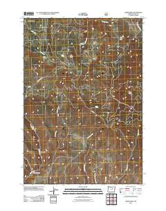 Sheep Ridge Oregon Historical topographic map, 1:24000 scale, 7.5 X 7.5 Minute, Year 2011