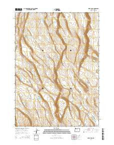 Sheep Rock Oregon Current topographic map, 1:24000 scale, 7.5 X 7.5 Minute, Year 2014