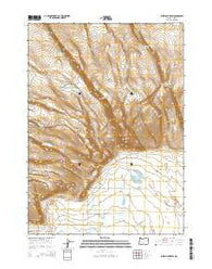 Sheeplick Draw Oregon Current topographic map, 1:24000 scale, 7.5 X 7.5 Minute, Year 2014
