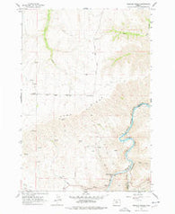 Sherars Bridge Oregon Historical topographic map, 1:24000 scale, 7.5 X 7.5 Minute, Year 1962