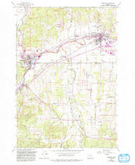 Sheridan Oregon Historical topographic map, 1:24000 scale, 7.5 X 7.5 Minute, Year 1956