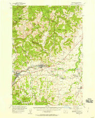 Sheridan Oregon Historical topographic map, 1:62500 scale, 15 X 15 Minute, Year 1956