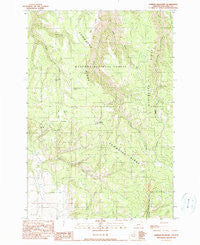 Sherod Meadows Oregon Historical topographic map, 1:24000 scale, 7.5 X 7.5 Minute, Year 1990