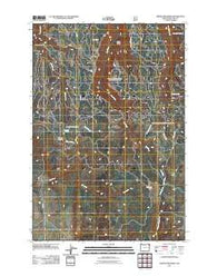 Sherod Meadows Oregon Historical topographic map, 1:24000 scale, 7.5 X 7.5 Minute, Year 2011