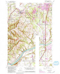 Sherwood Oregon Historical topographic map, 1:24000 scale, 7.5 X 7.5 Minute, Year 1961