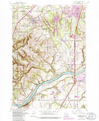 Sherwood Oregon Historical topographic map, 1:24000 scale, 7.5 X 7.5 Minute, Year 1961