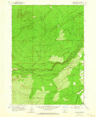 Shevlin Park Oregon Historical topographic map, 1:24000 scale, 7.5 X 7.5 Minute, Year 1962