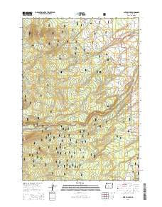 Shevlin Park Oregon Current topographic map, 1:24000 scale, 7.5 X 7.5 Minute, Year 2014