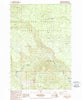 Shitike Butte Oregon Historical topographic map, 1:24000 scale, 7.5 X 7.5 Minute, Year 1988