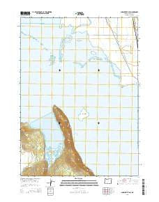 Shoalwater Bay Oregon Current topographic map, 1:24000 scale, 7.5 X 7.5 Minute, Year 2014