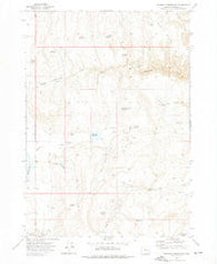 Shumway Reservoir Oregon Historical topographic map, 1:24000 scale, 7.5 X 7.5 Minute, Year 1972