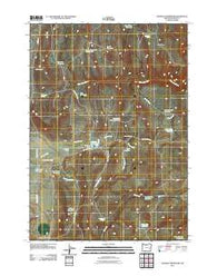 Shumway Reservoir Oregon Historical topographic map, 1:24000 scale, 7.5 X 7.5 Minute, Year 2011