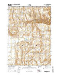 Shumway Reservoir Oregon Current topographic map, 1:24000 scale, 7.5 X 7.5 Minute, Year 2014