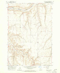 Shutler Flat Oregon Historical topographic map, 1:24000 scale, 7.5 X 7.5 Minute, Year 1964