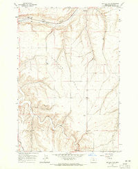 Shutler Flat Oregon Historical topographic map, 1:24000 scale, 7.5 X 7.5 Minute, Year 1964