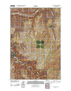 Shutler Flat Oregon Historical topographic map, 1:24000 scale, 7.5 X 7.5 Minute, Year 2011