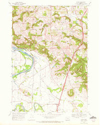 Sidney Oregon Historical topographic map, 1:24000 scale, 7.5 X 7.5 Minute, Year 1970