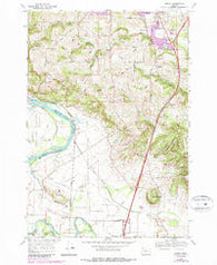 Sidney Oregon Historical topographic map, 1:24000 scale, 7.5 X 7.5 Minute, Year 1970