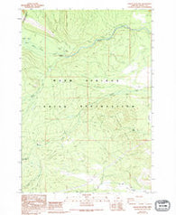 Sidwalter Buttes Oregon Historical topographic map, 1:24000 scale, 7.5 X 7.5 Minute, Year 1988