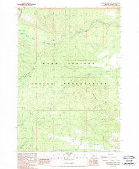 Sidwalter Buttes Oregon Historical topographic map, 1:24000 scale, 7.5 X 7.5 Minute, Year 1988
