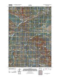 Sidwalter Buttes Oregon Historical topographic map, 1:24000 scale, 7.5 X 7.5 Minute, Year 2011