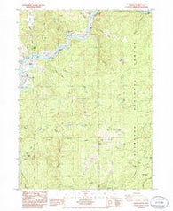 Signal Buttes Oregon Historical topographic map, 1:24000 scale, 7.5 X 7.5 Minute, Year 1986