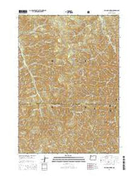 Silica Mountain Oregon Current topographic map, 1:24000 scale, 7.5 X 7.5 Minute, Year 2014
