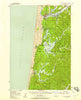 Siltcoos Lake Oregon Historical topographic map, 1:62500 scale, 15 X 15 Minute, Year 1956