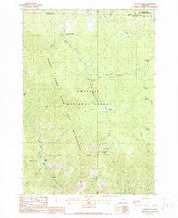 Silver Butte Oregon Historical topographic map, 1:24000 scale, 7.5 X 7.5 Minute, Year 1988
