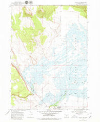Silver Lake Oregon Historical topographic map, 1:24000 scale, 7.5 X 7.5 Minute, Year 1968
