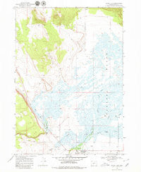 Silver Lake Oregon Historical topographic map, 1:24000 scale, 7.5 X 7.5 Minute, Year 1968