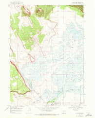 Silver Lake Oregon Historical topographic map, 1:24000 scale, 7.5 X 7.5 Minute, Year 1968