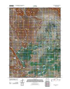 Silver Lake Oregon Historical topographic map, 1:24000 scale, 7.5 X 7.5 Minute, Year 2011