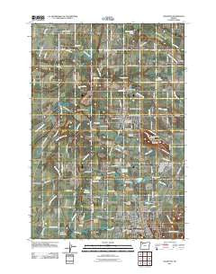 Silverton Oregon Historical topographic map, 1:24000 scale, 7.5 X 7.5 Minute, Year 2011