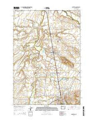 Silverton Oregon Current topographic map, 1:24000 scale, 7.5 X 7.5 Minute, Year 2014