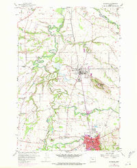Silverton Oregon Historical topographic map, 1:24000 scale, 7.5 X 7.5 Minute, Year 1956